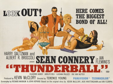 View full screen - View 1 of Lot 108. Thunderball (1965) poster, British.