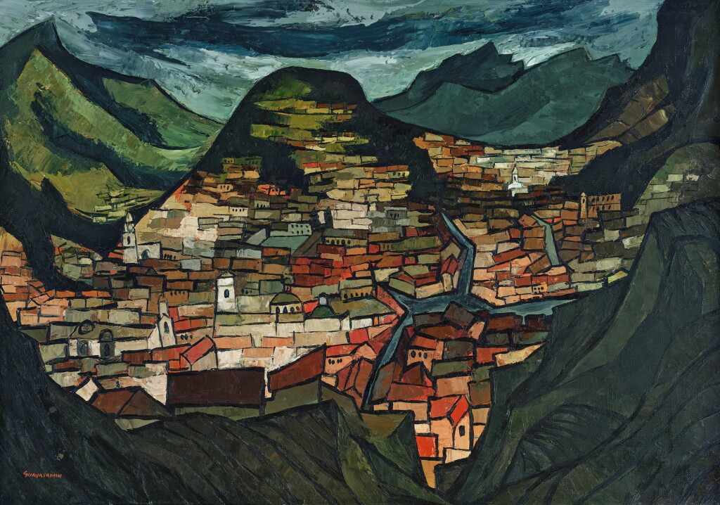 View full screen - View 1 of Lot 390. Paisaje de Quito .