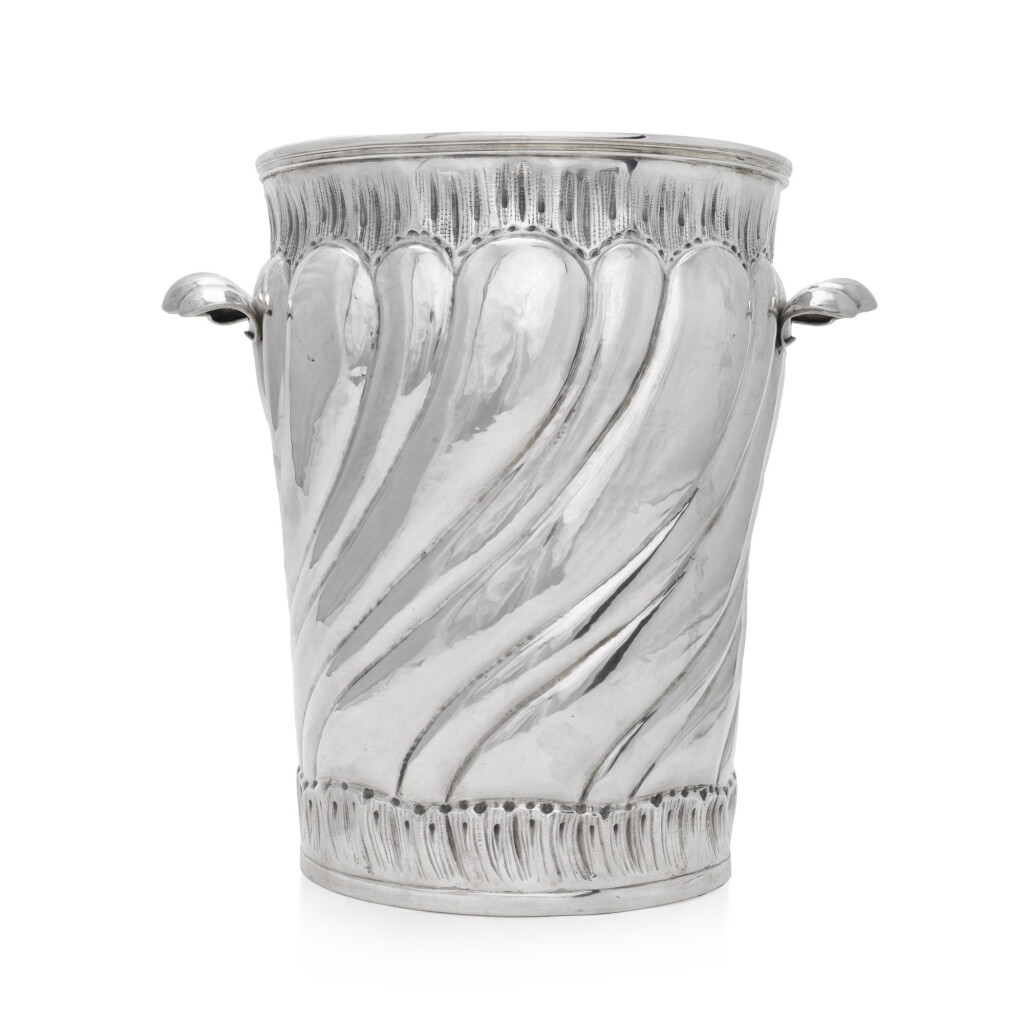 View full screen - View 1 of Lot 37. A monumental Italian silver Methuselah wine cooler, Argenteria Malinverni, Milan, 20th century.