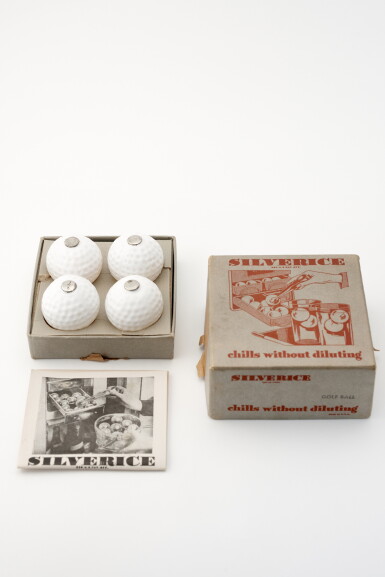 View full screen - View 1 of Lot 30. A SET OF FOUR AMERICAN 'GOLF BALL' ICE CUBES.