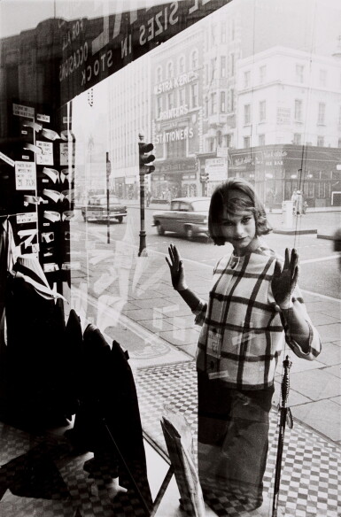 View full screen - View 1 of Lot 159. Jean Shrimpton, Edgware Road, London, 1960.