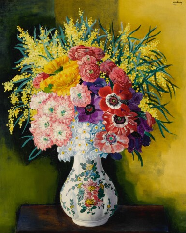 View full screen - View 1 of Lot 159. Bouquet de fleurs.