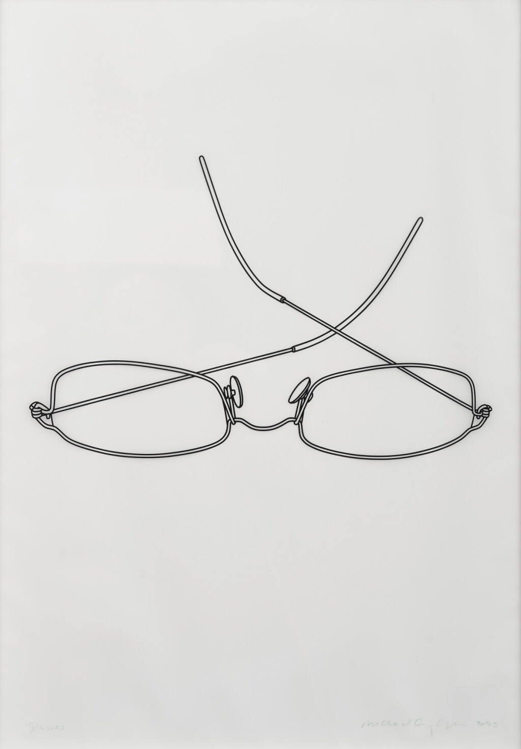 View full screen - View 1 of Lot 38. Glasses, 2003.