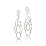 PAIR OF DIAMOND EARRINGS | CARNET | 鑽石 耳環一對