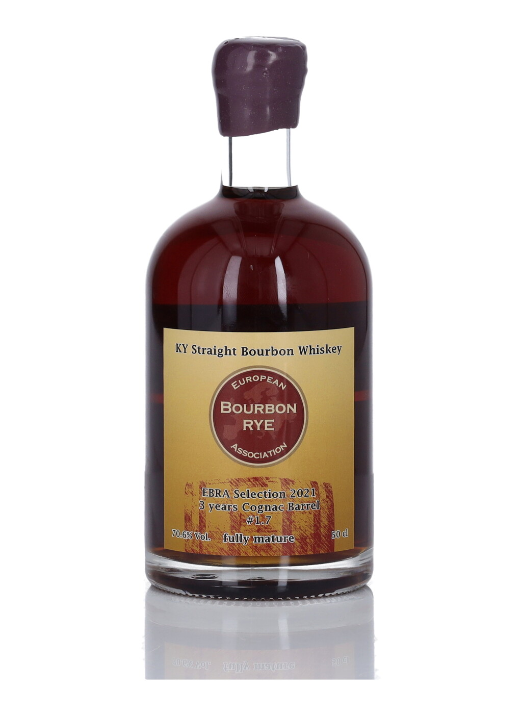 View full screen - View 1 of Lot 144. EBRA Selection #1.7 Straight Bourbon 141.2 Proof NV (1 BT 50cl).