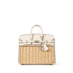 Nata Swift and Osier Wicker Picnic Birkin 25 Palladium Hardware, 2022
