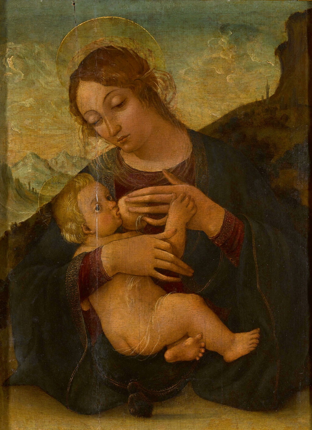 View full screen - View 1 of Lot 104. Madonna lactans.
