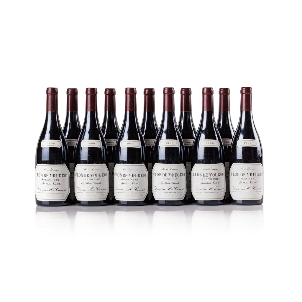 View full screen - View 1 of Lot 114. Clos de Vougeot 1996 Méo-Camuzet (11 BT).