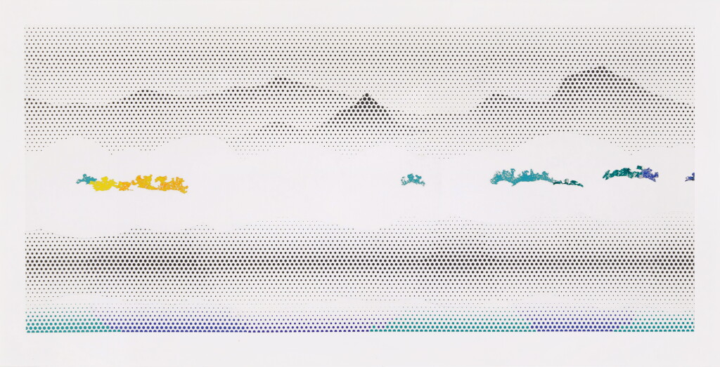 View full screen - View 1 of Lot 42. Treetops Through the Fog (Study).