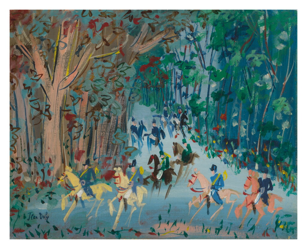 View full screen - View 1 of Lot 12. JEAN DUFY | CHASSE À COURRE.