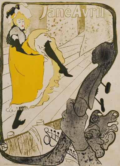View full screen - View 1 of Lot 314. Jane Avril (Delteil 345; Adriani 11; Wittrock P6).