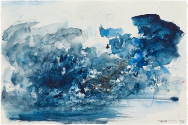 View full screen - View 1 of Lot 744. Zao Wou-Ki 趙無極 | Sans titre 無題.