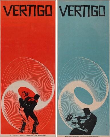 View full screen - View 1 of Lot 74. VERTIGO (1958) TRADE ADVERTISEMENTS, US.