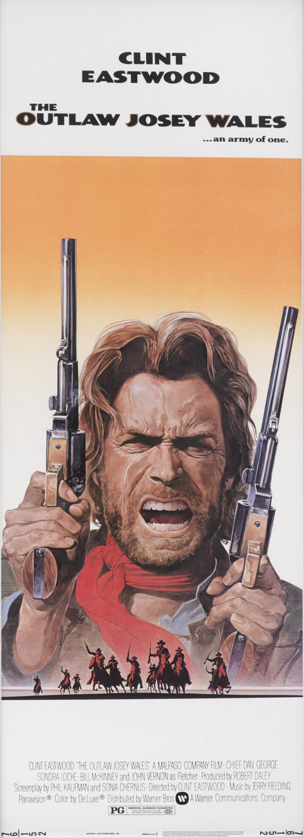 View full screen - View 1 of Lot 60. The Outlaw Josey Wales (1976), poster, US.