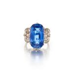Sapphire and Diamond Ring