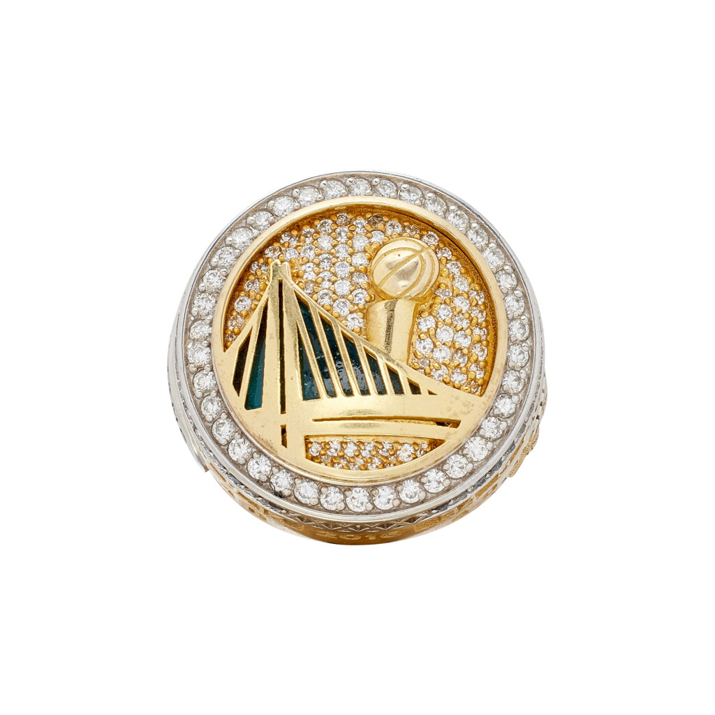 View full screen - View 1 of Lot 19. Golden State Warriors 2017 NBA Championship Ring | Staff Issued.