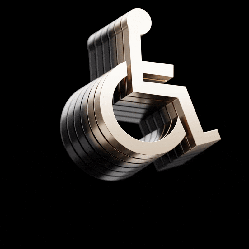 View full screen - View 1 of Lot 3. The International Symbol of Access.