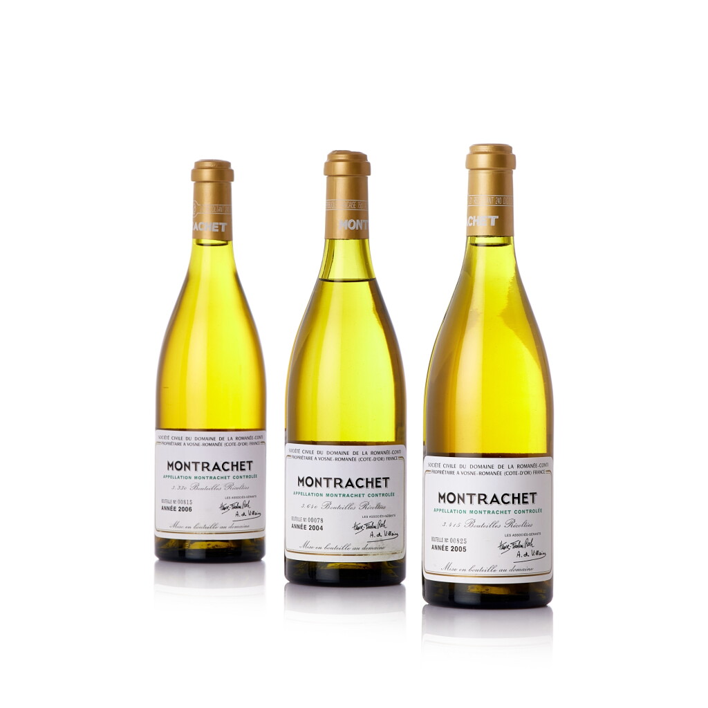 View full screen - View 1 of Lot 7392. Montrachet 2004 Domaine de la Romanée-Conti (3 BT).