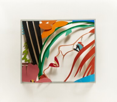 View full screen - View 1 of Lot 35. Maquette for Bedroom Face with Tulip (Redhead).