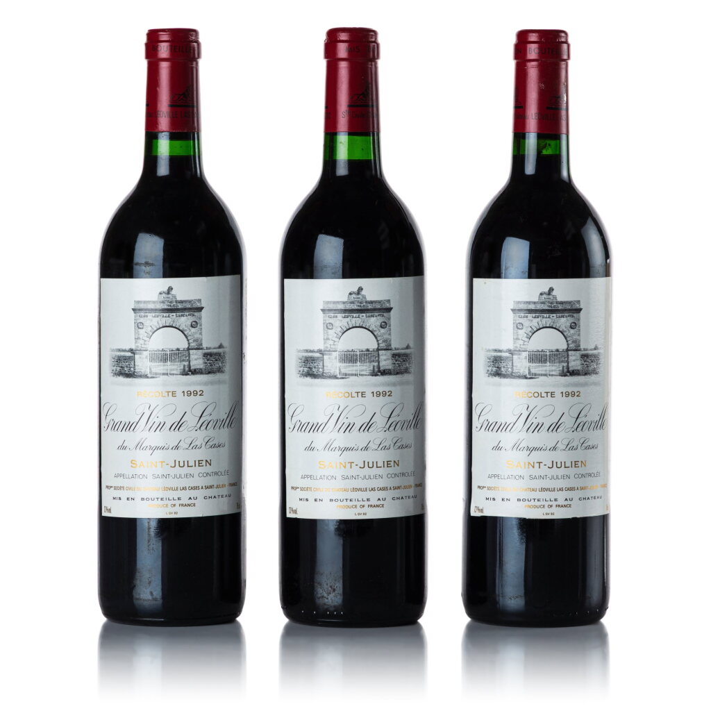 View full screen - View 1 of Lot 509. Château Léoville Las Cases 1992 (3 BT).