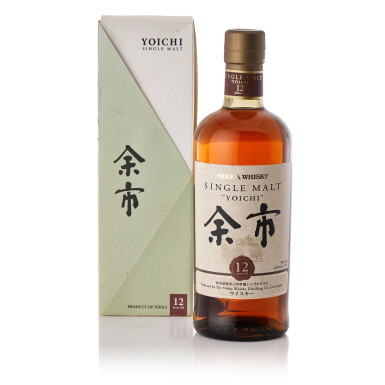 View full screen - View 1 of Lot 9429. 余市 Yoichi 12 Year Old Single Malt Whisky 45.0 abv NV (1 BT70).