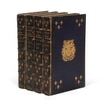 Campan | Memoirs of Marie Antoinette, London, 1823, 4 volumes, armorial morocco gilt, with an original document