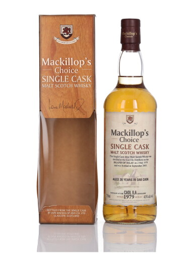 View full screen - View 1 of Lot 165. Caol Ila Mackillop's Choice Single Cask 26 Year Old 43.0 abv 1979 (1 BT 75cl).