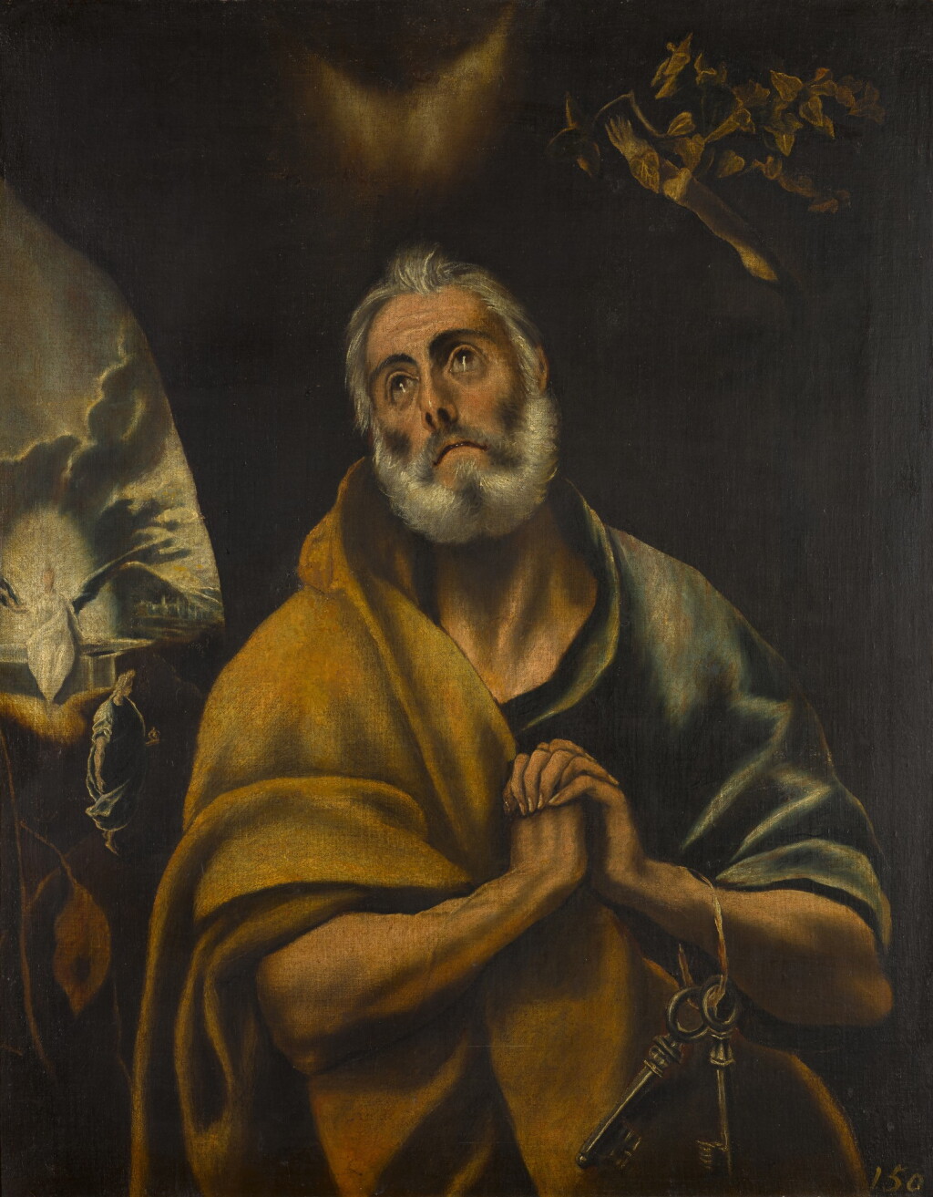 View full screen - View 1 of Lot 6. WORKSHOP OF DOMÉNIKOS THEOTOKOPOULOS, CALLED EL GRECO | THE TEARS OF SAINT PETER.