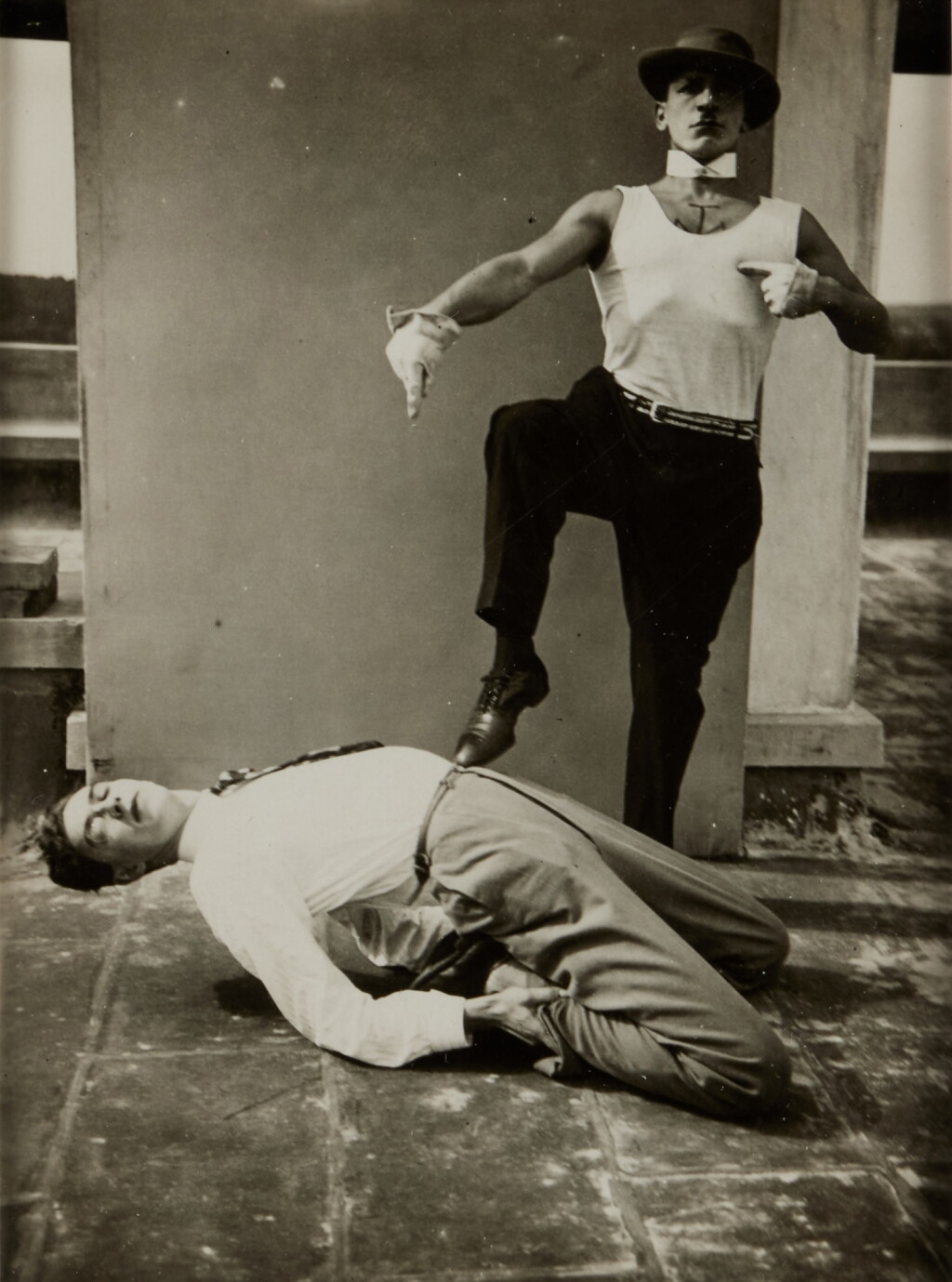 View full screen - View 1 of Lot 8. Xanti Schawinsky Standing on a Bauhaus Colleague.