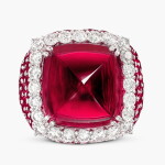 Rubellite, Ruby and Diamond Ring | 紅色碧璽 配 紅寶石 及 鑽石 戒指