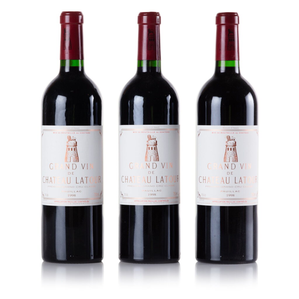 View full screen - View 1 of Lot 547. Château Latour 1998 (3 BT).