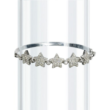 View full screen - View 1 of Lot 103. Diamond bracelet, 'Stelline', Michele della Valle.