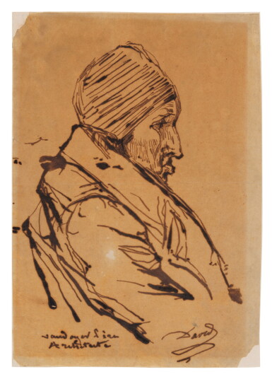 View full screen - View 1 of Lot 295. Portrait of Antoine-Laurent-Thomas Vaudoyer (1756-1846).
