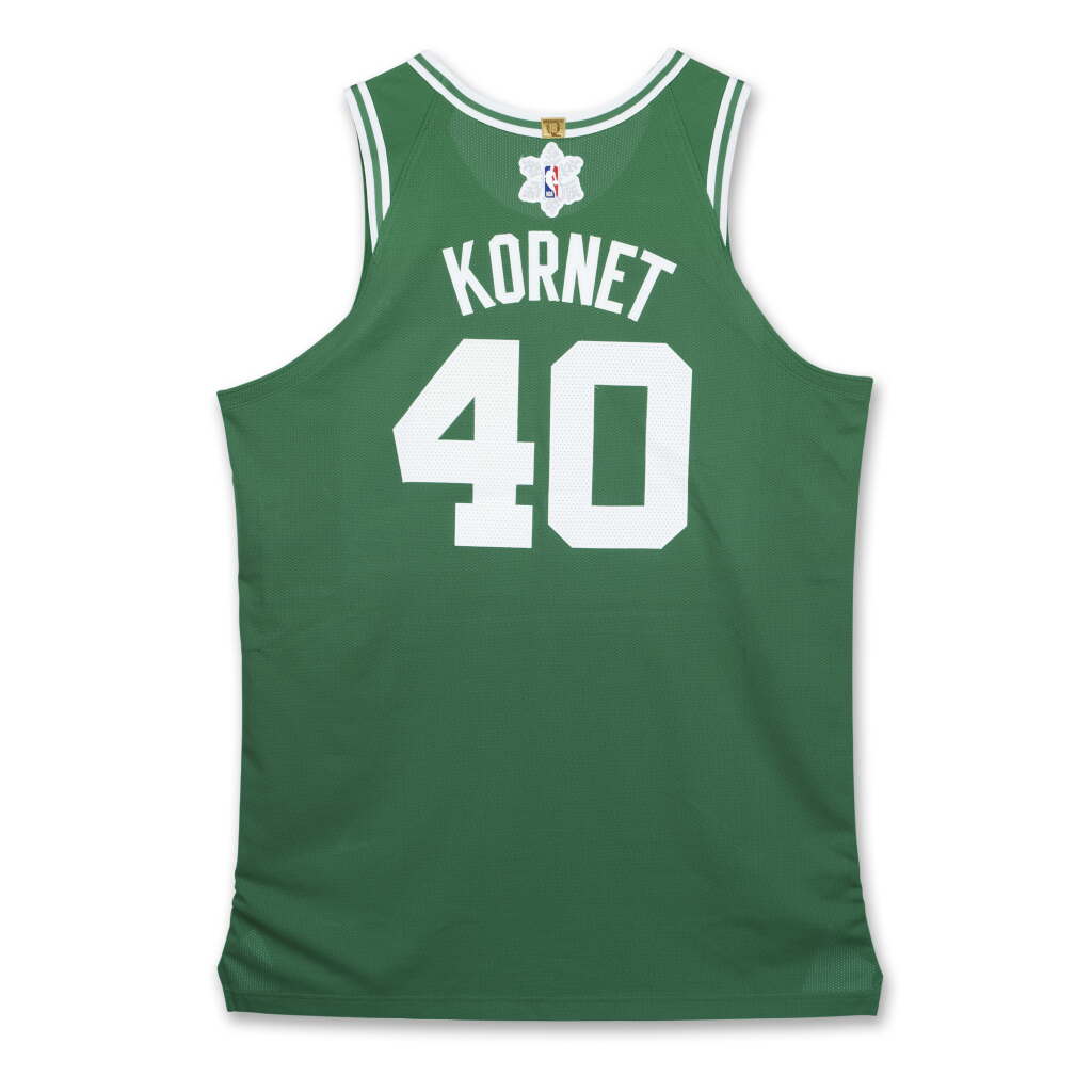 View full screen - View 1 of Lot 15. Luke Kornet 'Christmas Day’ Boston Celtics 2024-2025 Game Worn Icon Edition Jersey .