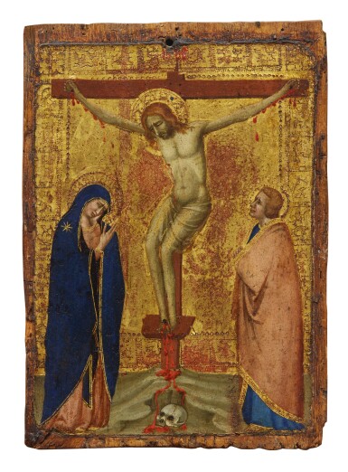 View full screen - View 1 of Lot 106. Crucifixion with the Virgin and Saint John the Evangelist .