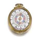 ARLAUD | A GILT-METAL OVAL VERGE WATCH MADE FOR THE TURKISH MARKET LATE 17TH CENTURY