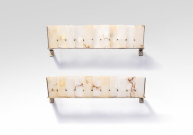 View full screen - View 1 of Lot 66. Pair of Ruche light strips.