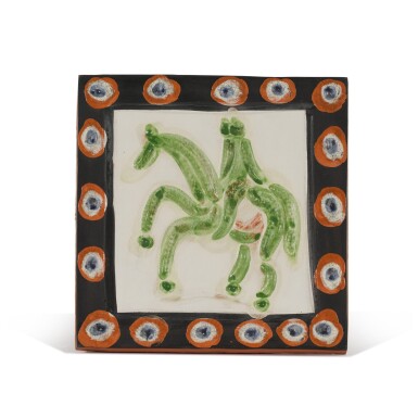 View full screen - View 1 of Lot 111. Cavalier et cheval (A. R. 594).
