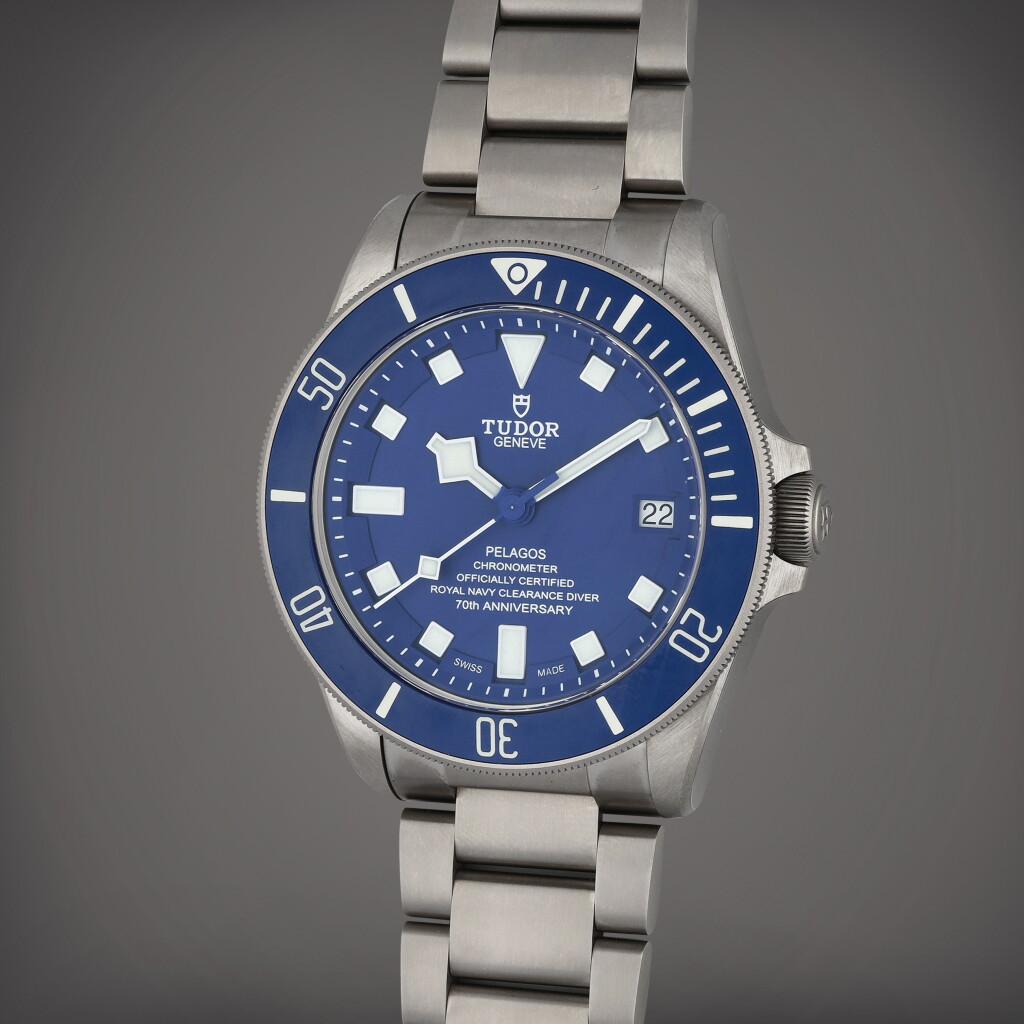 View full screen - View 1 of Lot 152. Pelagos ‘Royal Navy Clearance Diver’, Reference 25600TB | A limited edition stainless steel and titanium wristwatch with date and bracelet made for 70th anniversary Royal Navy Clearance Diver | Circa 2023.