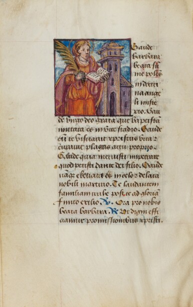 View full screen - View 1 of Lot 5. Livre d'heures à l'usage de Langres. Parchemin enluminé, en latin. Début XVIe siècle.