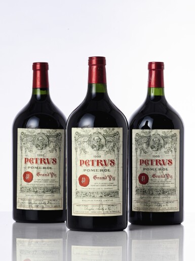 View full screen - View 1 of Lot 6195. Petrus 1988 (3 DM).