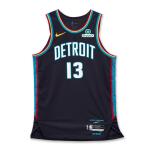 Isaac Jones Detroit Pistons 2025-2026 Game Issued City Edition Jersey