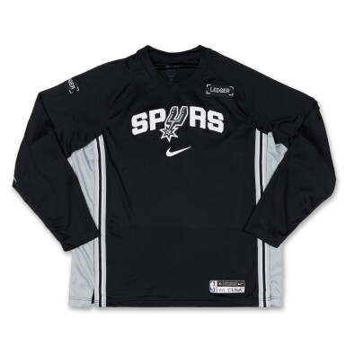 View full screen - View 1 of Lot 60. Carter Bryant San Antonio Spurs 2025-2026 'Rising Stars' Worn Warmup Top.