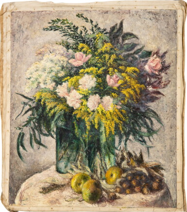 View full screen - View 1 of Lot 35. Still Life with Mimosas | Nature morte aux mimosas .