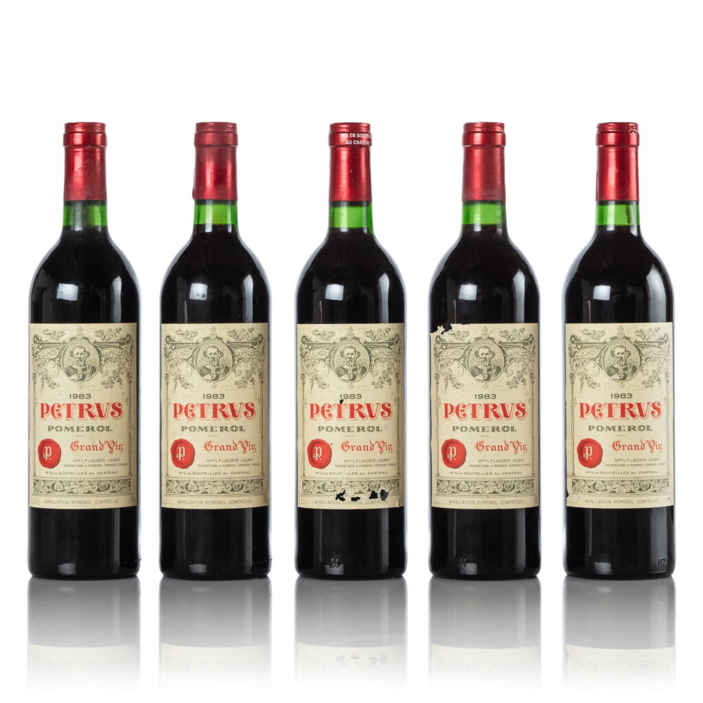 View full screen - View 1 of Lot 3593. Petrus 1983 (4 BT).