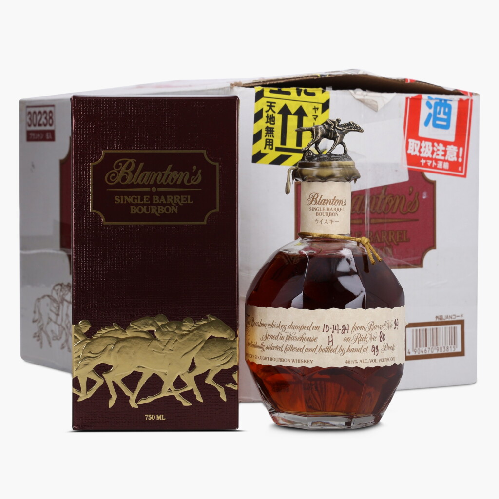 View full screen - View 1 of Lot 2394. Blanton's Single Barrel Red Takara 93 Proof NV (6 Bottles 70cl).