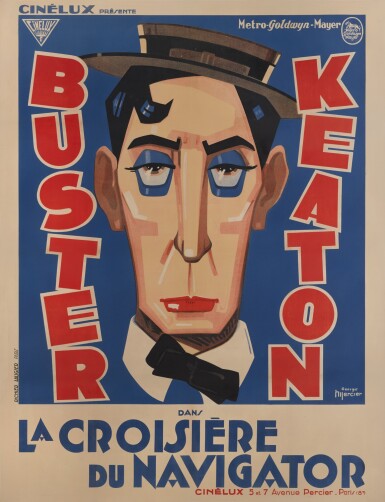 View full screen - View 1 of Lot 142. The Navigator/ La Croisiere du Navigator (1924), re-release poster (1931), French.