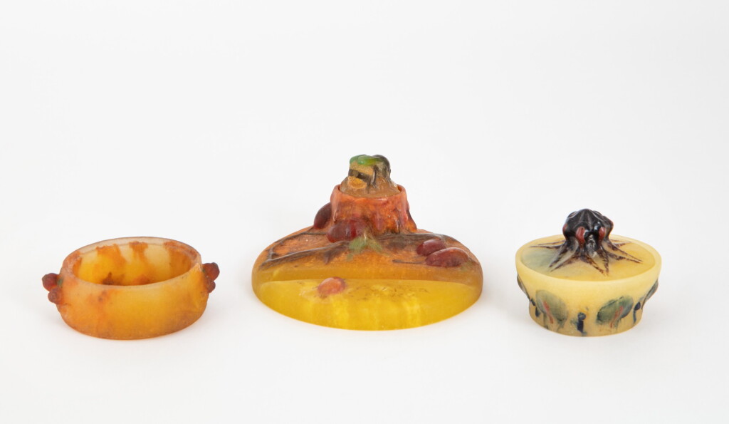 View full screen - View 1 of Lot 82. Henri Bergé and Amalric Walter, Three Table Articles.