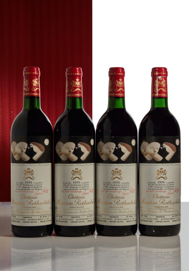 View full screen - View 1 of Lot 1024. Château Mouton Rothschild 1986 (12 BT).