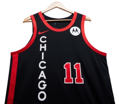 View full screen - View 1 of Lot 121. DeMar DeRozan Chicago Bulls 2023-2024 Game Worn City Edition Jersey.